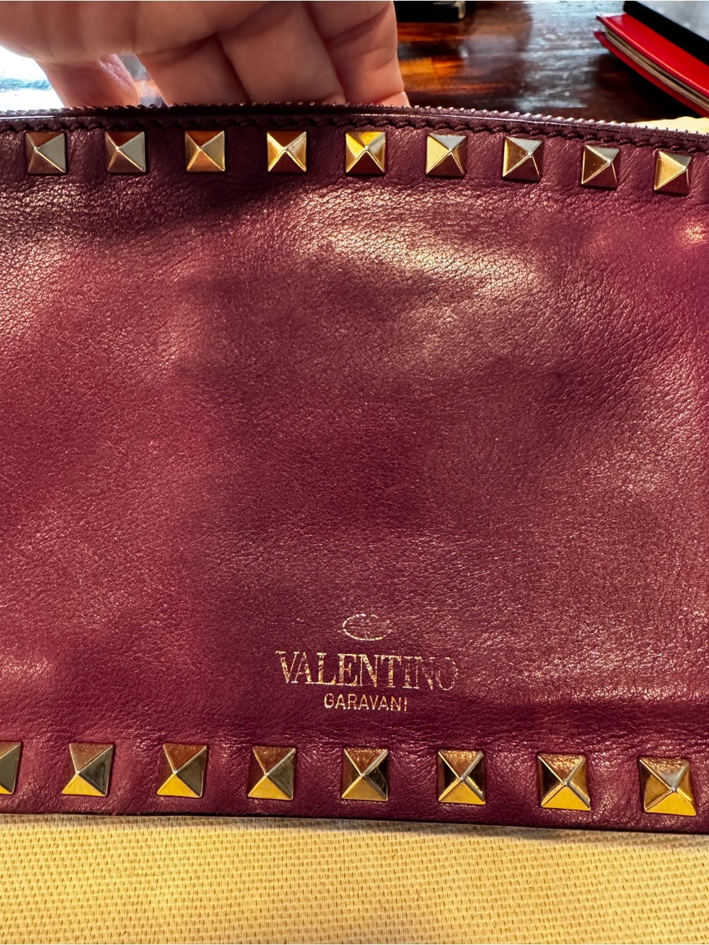 Authentic Valentino Rockstud clutch wristlet. - Picture 6 of 8